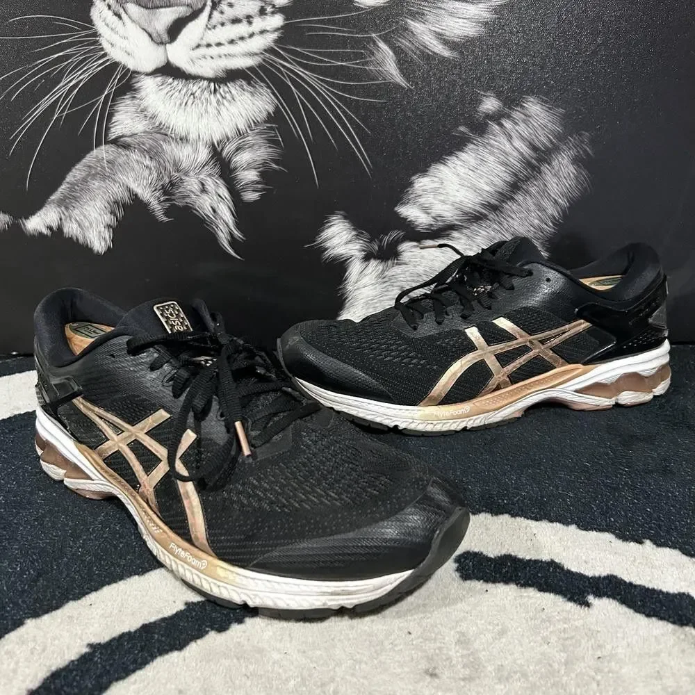 ASICS Gel-Kayano 26 1011A883-001 Athletic Sneaker Men's 12.5 Black Synthetic